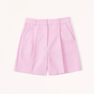 Pink Abercrombie Ultra High Rose Tailored Short NWT